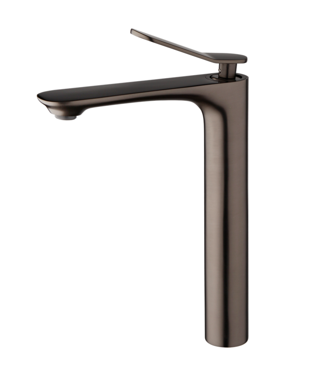 Rene Houtman Wastafelkraan | Hoog Model | Gun Metal