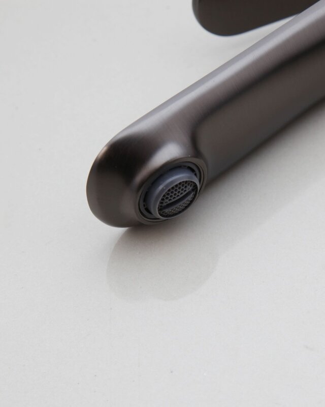 Rene Houtman Wastafelkraan | Gun Metal | Mengkraan | H16,5 cm
