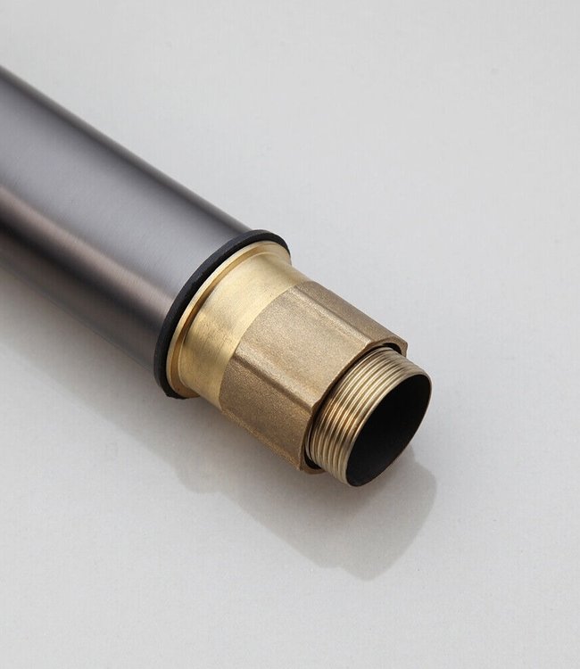 Rene Houtman Wastafelkraan | Gun Metal | Mengkraan | H16,5 cm