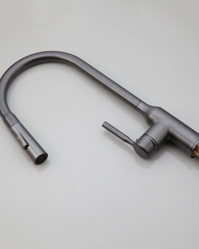 Rene Houtman Keukenkraan | Gun Metal | H43,5 cm