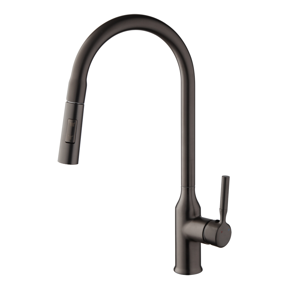 Rene Houtman Keukenkraan | Gun Metal | H43,5 cm