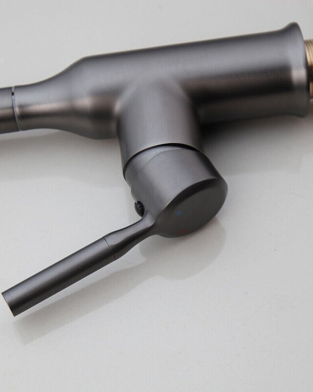 Rene Houtman Keukenkraan | Gun Metal | H43,5 cm