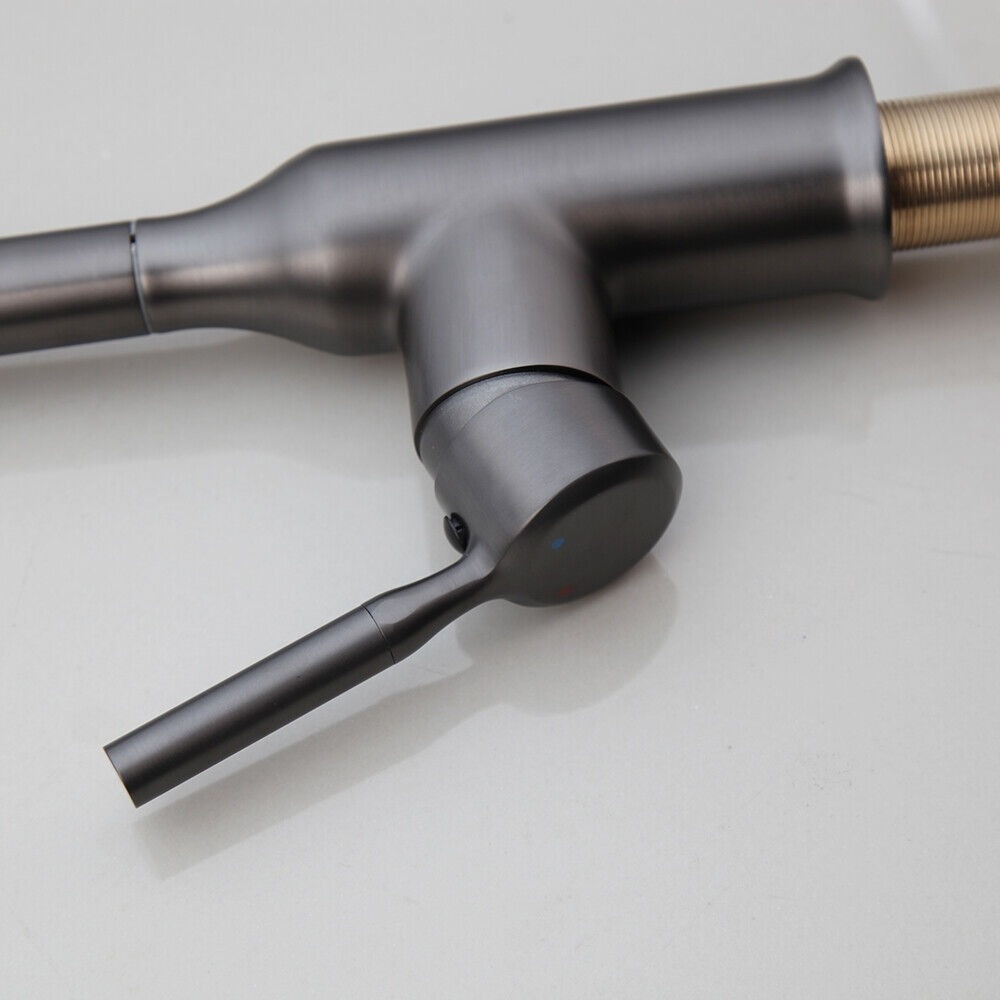 Rene Houtman Keukenkraan | Gun Metal | H43,5 cm