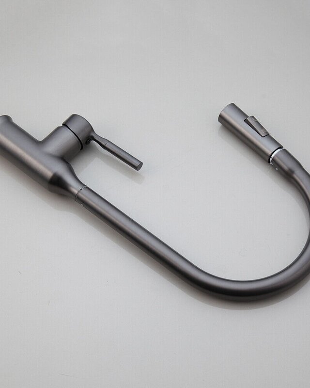 Rene Houtman Keukenkraan | Gun Metal | H43,5 cm