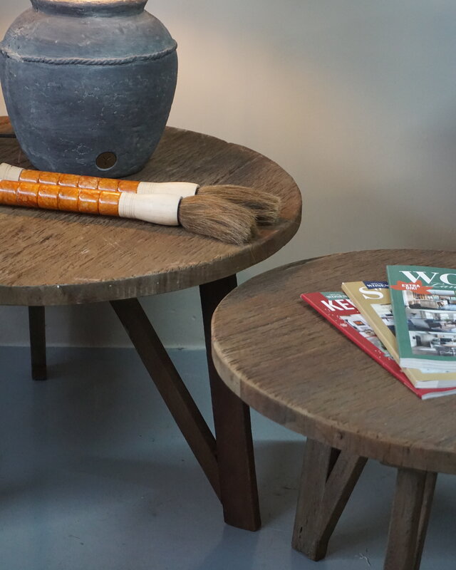 Rene Houtman Bijzettafel Set Van 2 - Dirty Grey B80xB60 cm