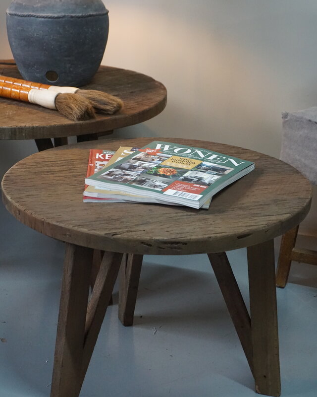 Rene Houtman Bijzettafel Set Van 2 - Dirty Grey B80xB60 cm