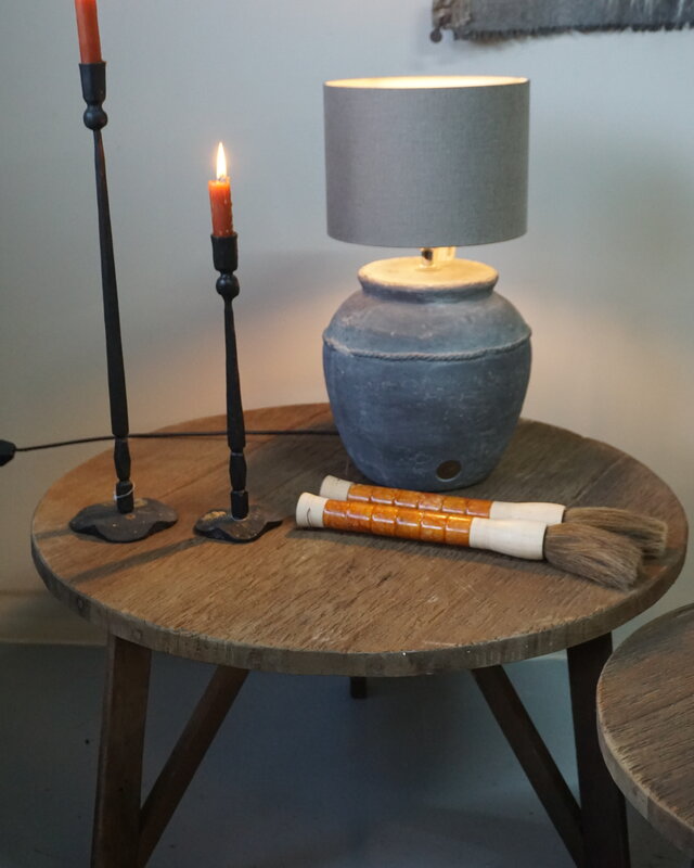 Rene Houtman Bijzettafel Set Van 2 - Dirty Grey B80xB60 cm