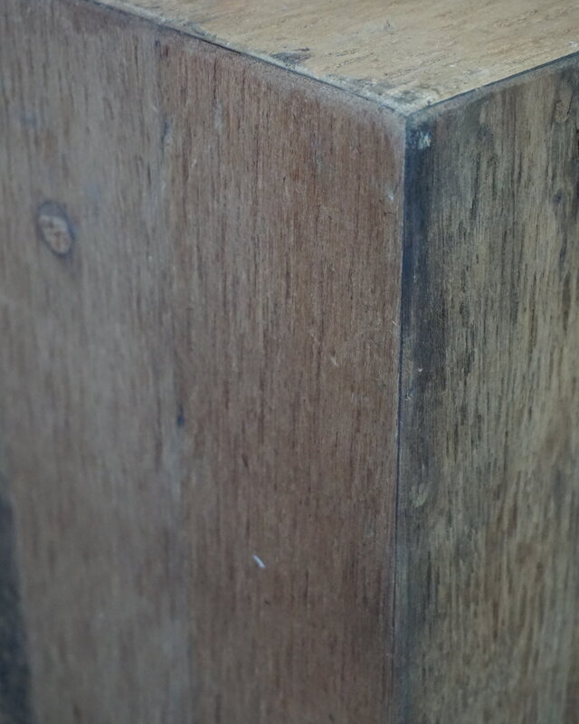Rene Houtman Houten Zuil Groot | Naturel H100xB35xD35