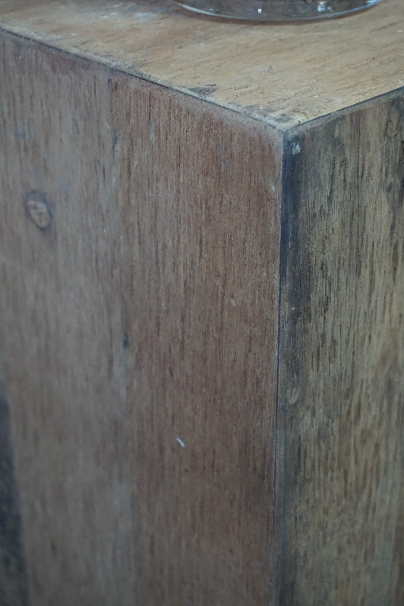 Rene Houtman Houten Zuil Groot | Naturel H100xB35xD35