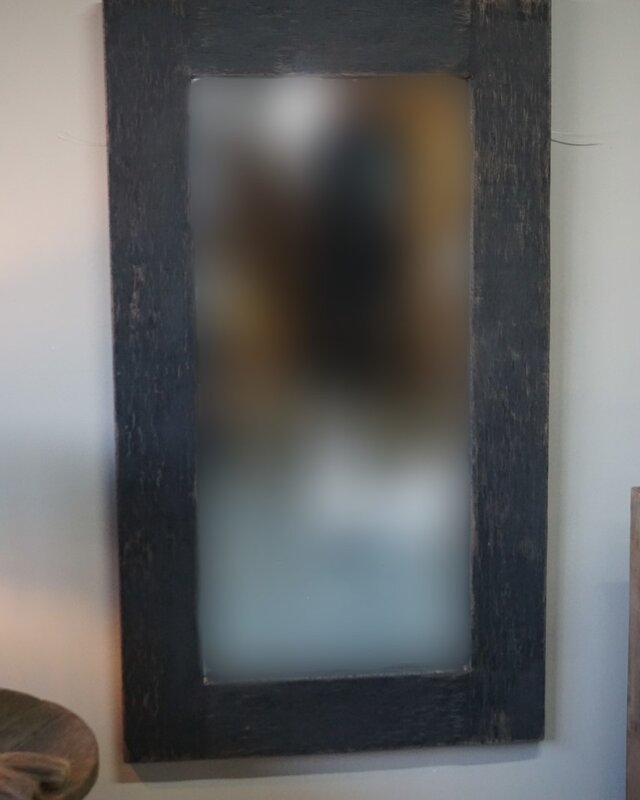 Rene Houtman Spiegel - Oud Teak | Old Black H140xB40xD4