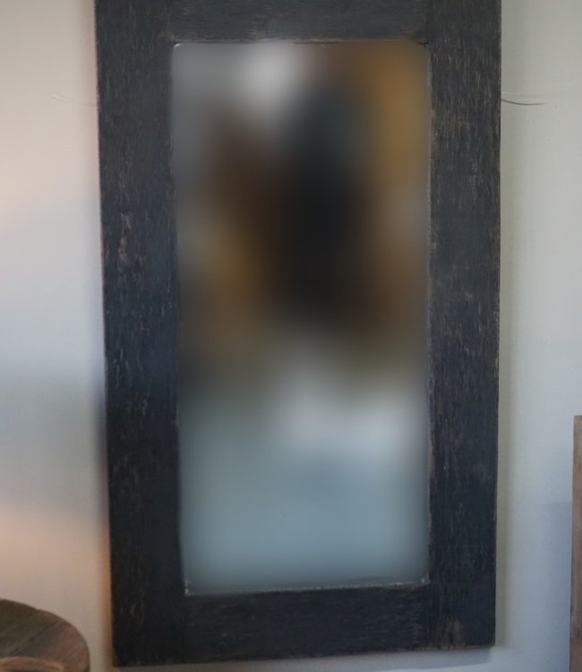 Rene Houtman Spiegel - Oud Teak | Old Black H140xB40xD4