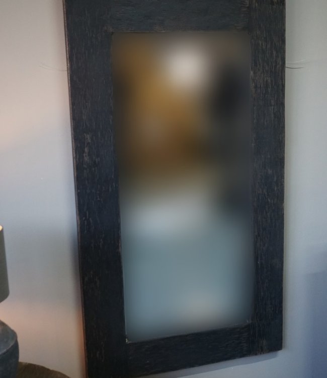 Rene Houtman Spiegel - Oud Teak | Old Black H140xB40xD4