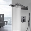 Regendouche/Stortdouche | Inbouw | Gun Metal