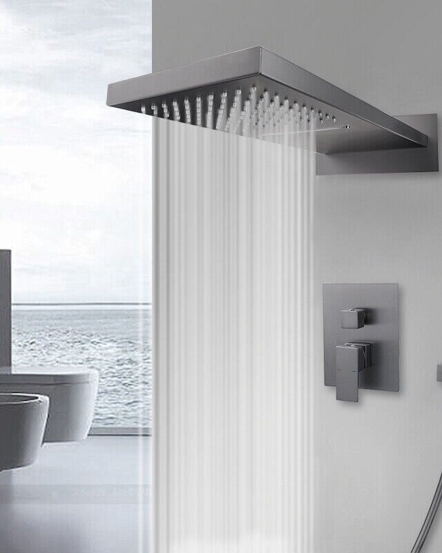Rene Houtman Regendouche/Stortdouche | Inbouw | Gun Metal