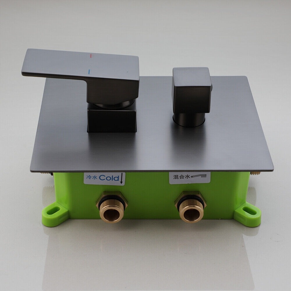 Rene Houtman Regendouche/Stortdouche | Inbouw | Gun Metal