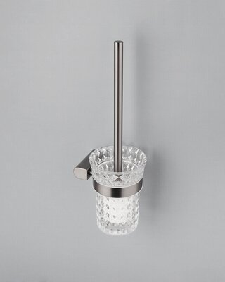 Rene Houtman WC Borstel met Muurbevestiging | Gun Metal