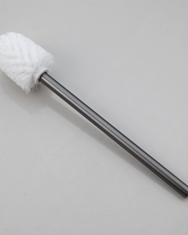 Rene Houtman WC Borstel met Muurbevestiging | Gun Metal