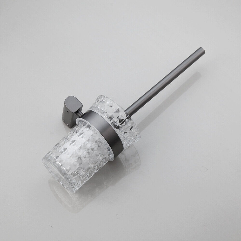 Rene Houtman WC Borstel met Muurbevestiging | Gun Metal