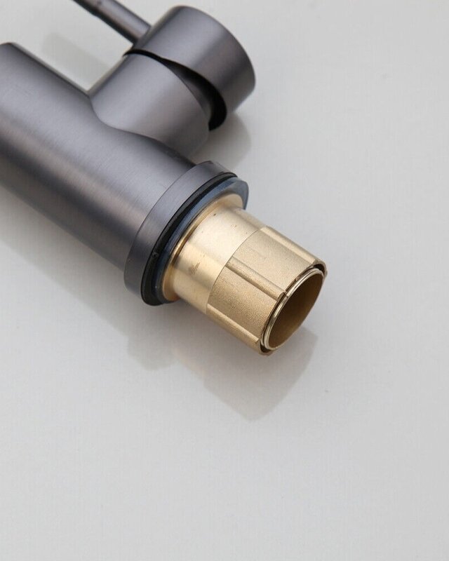 Rene Houtman Wastafelkraan met Draaibare Hals | Gun Metal