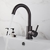 Wastafelkraan met Draaibare Hals | Gun Metal