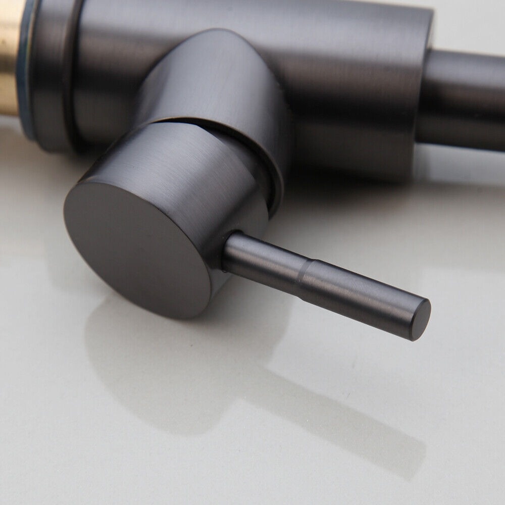 Rene Houtman Wastafelkraan met Draaibare Hals | Gun Metal