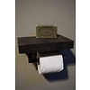 Toiletrolhouder - Eiken Donker B20xD13 Cm