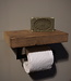 Rene Houtman Toiletrolhouder | Eikenhout | B20 x D13 Cm