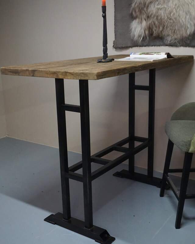 Rene Houtman Bartafel Oud Teak Hout H111xB70xD140