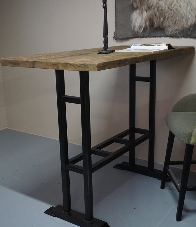 Rene Houtman Bartafel Oud Teak Hout  H111xB70xD140