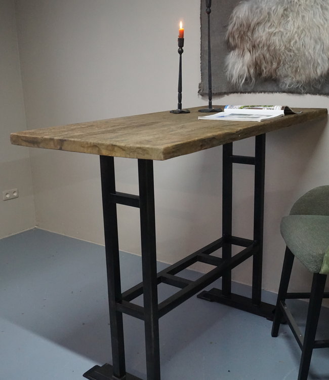 Rene Houtman Bartafel Oud Teak Hout  H111xB70xD140