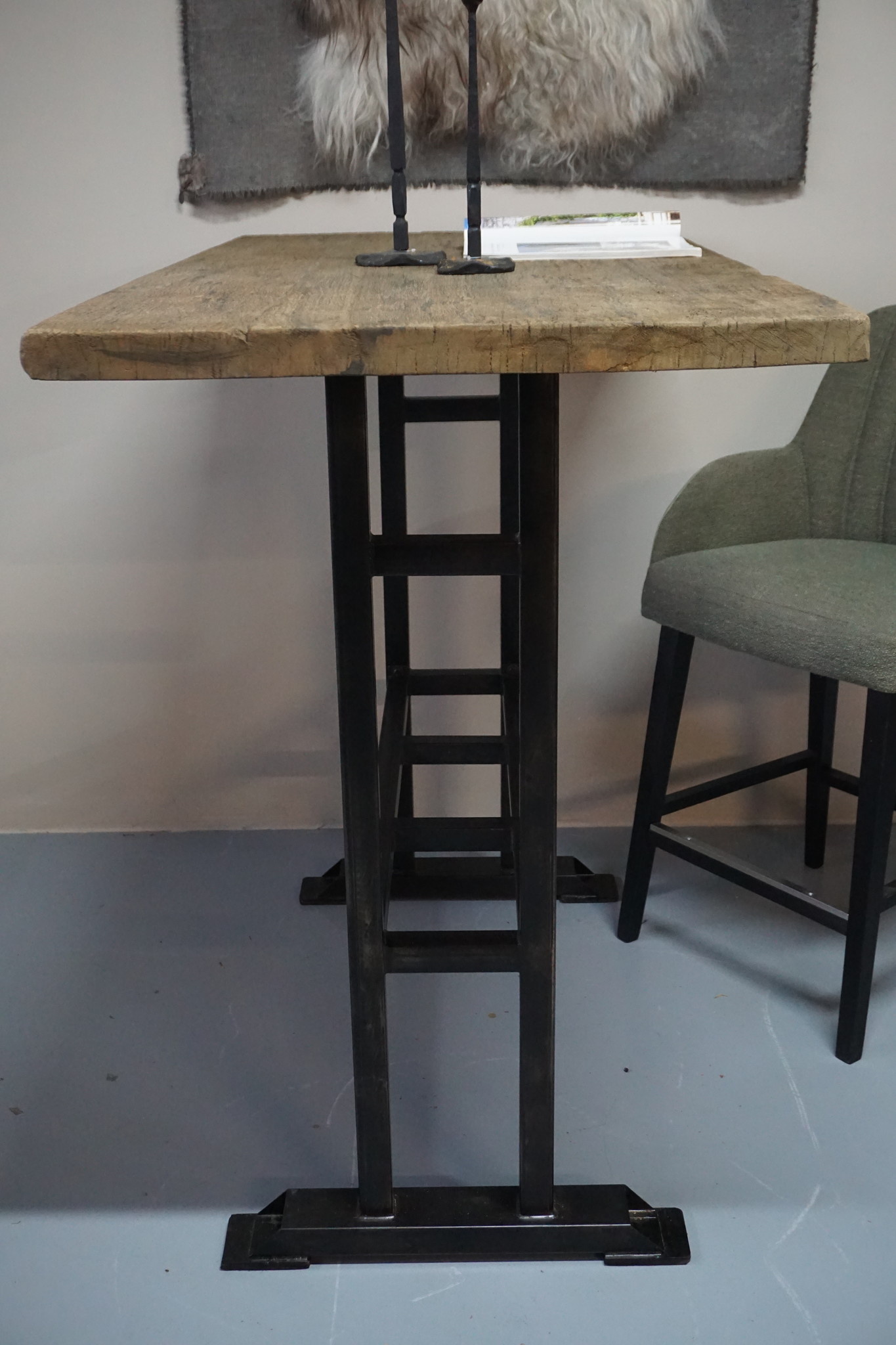 Rene Houtman Bartafel Oud Teak Hout H111xB70xD140