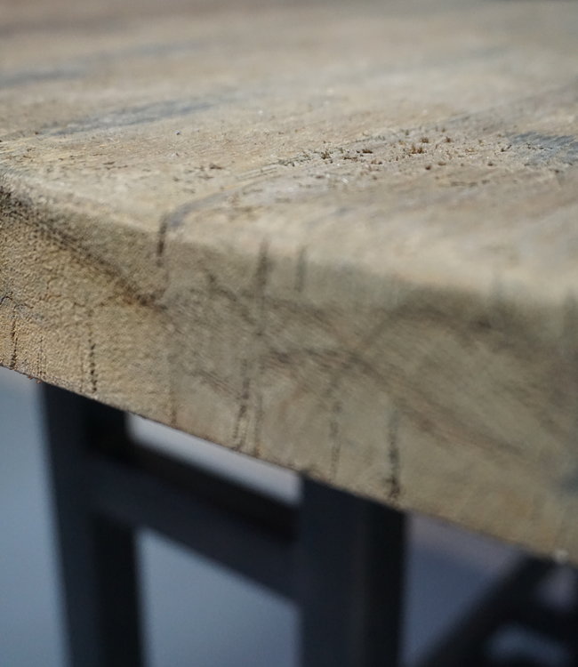 Rene Houtman Bartafel Oud Teak Hout  H111xB70xD140