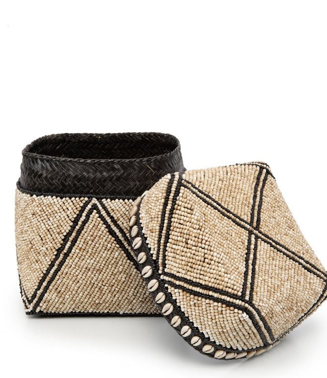 Bazar Bizar Beaded Jagged Baskets - M