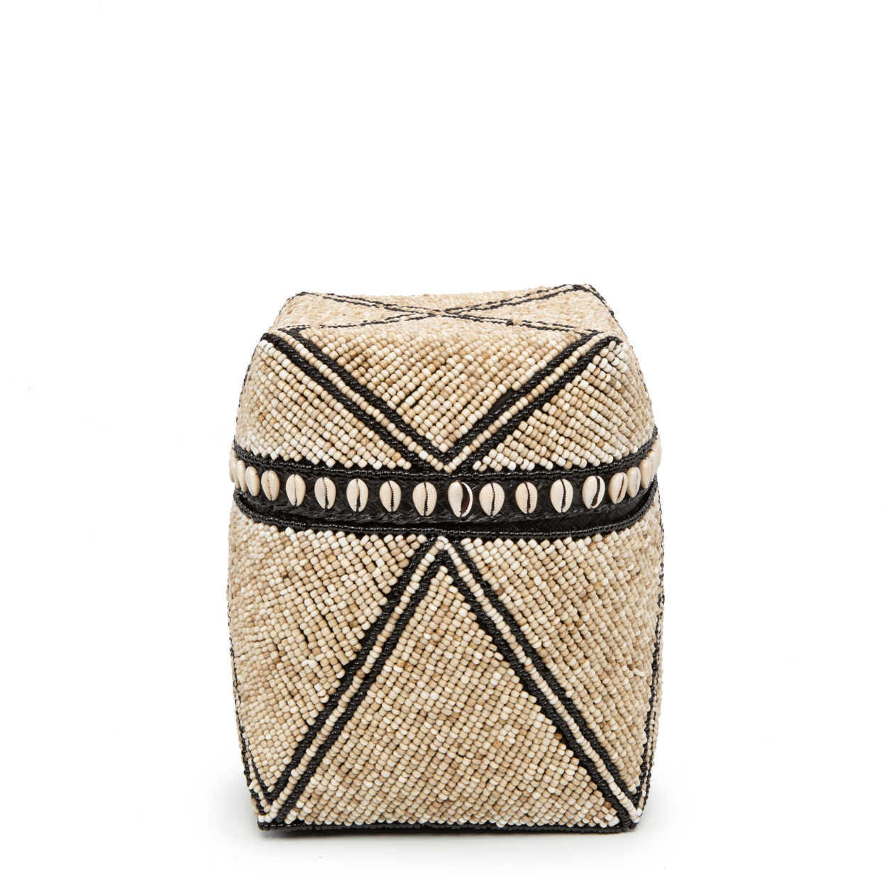 Bazar Bizar Beaded Jagged Baskets - M