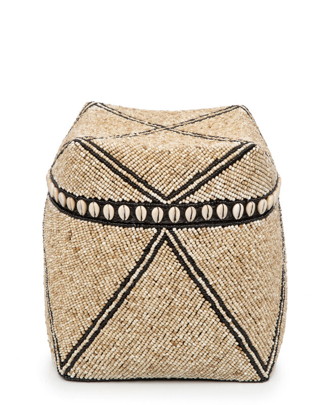 Bazar Bizar Beaded Jagged Baskets - L