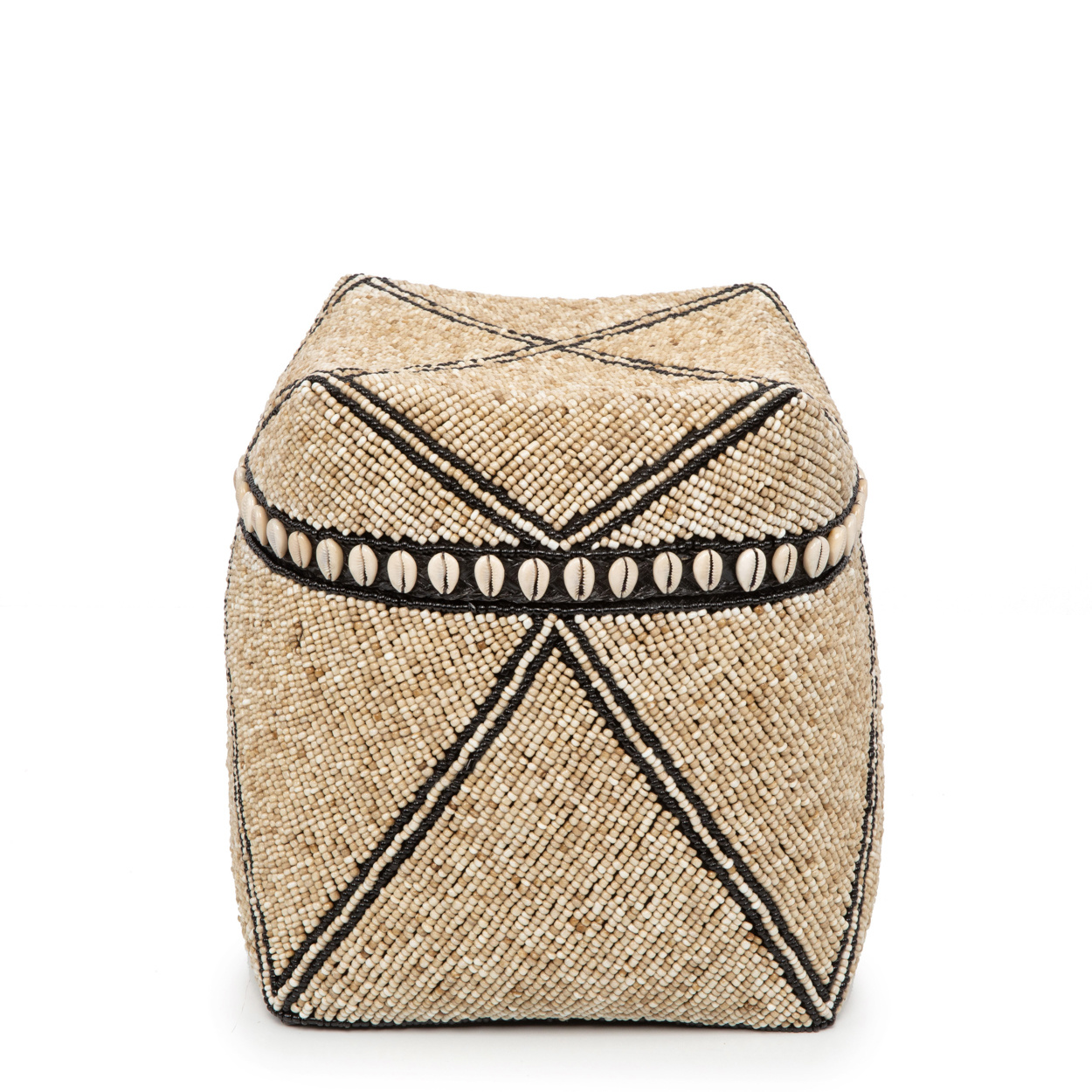 Bazar Bizar Beaded Jagged Baskets - L