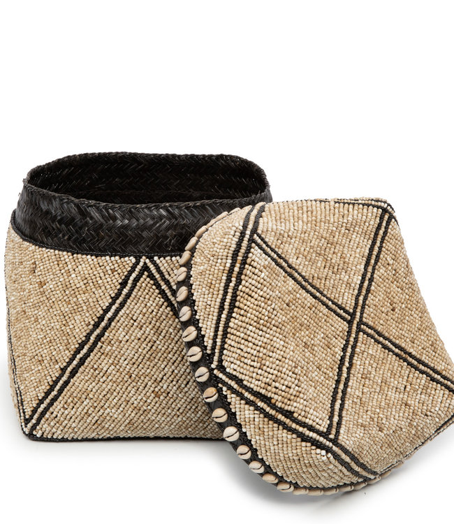 Bazar Bizar Beaded Jagged Baskets - L