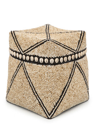 Bazar Bizar Beaded Jagged Baskets - L