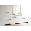 Pebble Hanglamp | 8 Kappen | Ecru/Wit