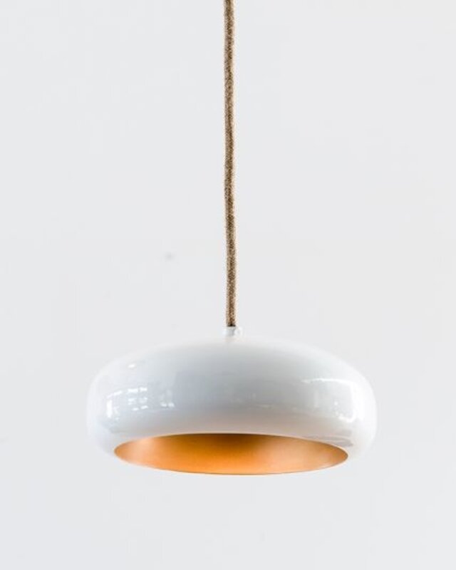Frezoli Pebble Hanglamp | 8 Kappen | Ecru/Wit