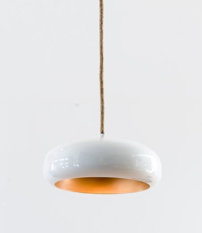 Frezoli Pebble Hanglamp | 8 Kappen | Ecru/Wit