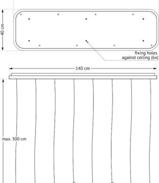 Frezoli Pebble Hanglamp | 8 Kappen | Ecru/Wit