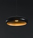 Frezoli Pebble Hanglamp met Ovale Kap | 23 cm | Zwart