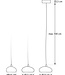 Frezoli Pebble Hanglamp met Ovale Kap | 23 cm | Ecru/Wit