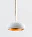 Frezoli Pebble Hanglamp met Ronde Kap | 22 cm | Ecru/Wit