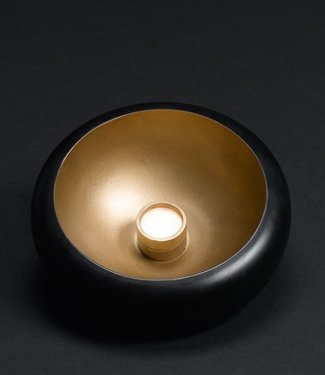 Frezoli Pebble Hanglamp met Ronde Kap | 18 cm | Zwart