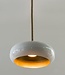 Frezoli Pebble Hanglamp met Ronde Kap | 18 cm | Ecru/Wit