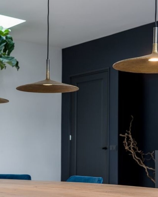 Frezoli Fluente Hanglamp | Donker Messing | 38 cm