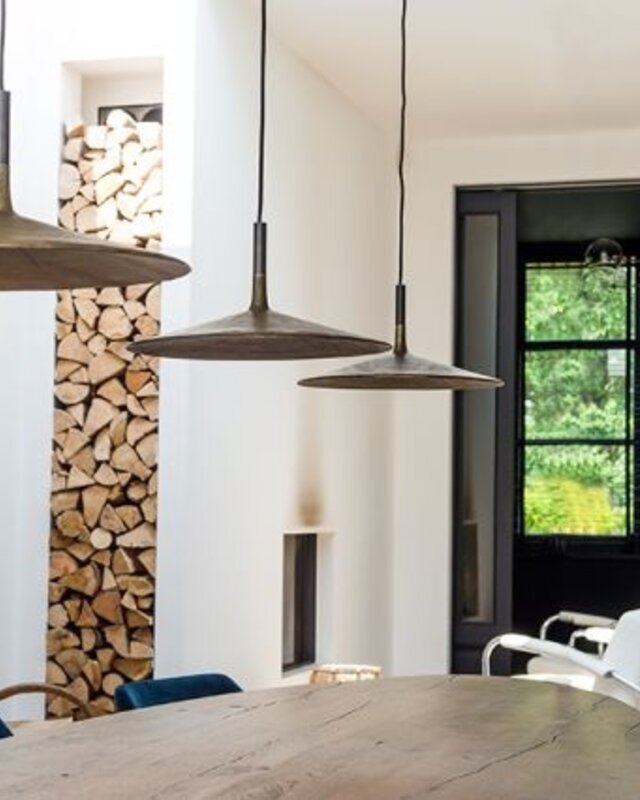 Frezoli Fluente Hanglamp | Donker Messing | 38 cm