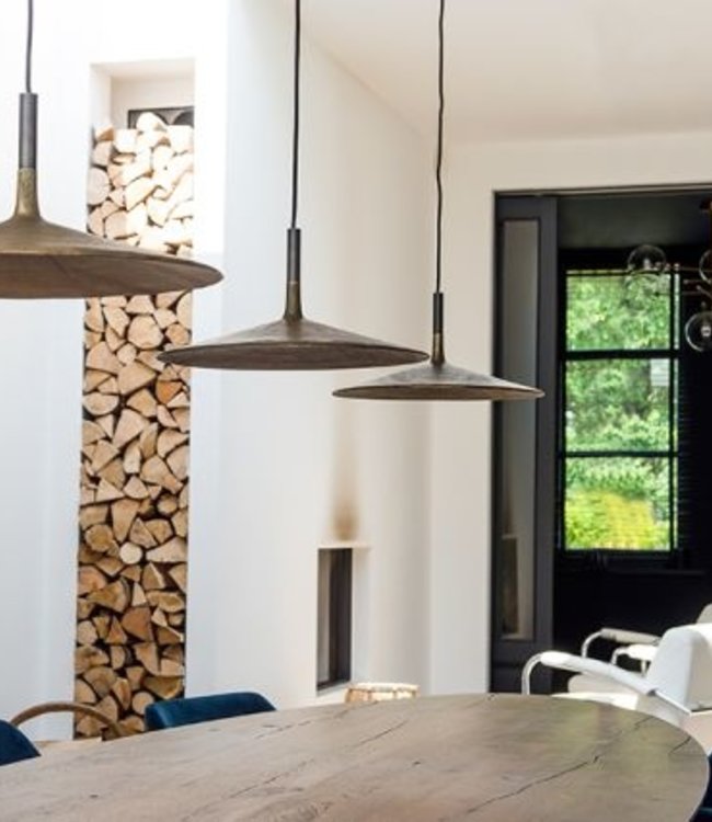 Frezoli Fluente Hanglamp | Donker Messing | 38 cm